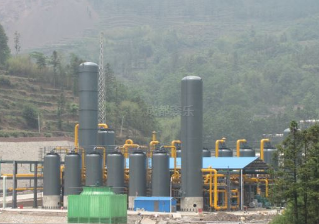 变压吸附法沼气提浓甲烷(图2) 变压吸附法沼气提浓甲烷(图2)